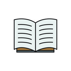 book vector for website symbol icon presentation