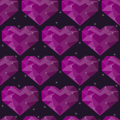 Irregular colorful stripes seamless pattern. Abstract colored background. Repeat endless background. Design element, vector illustration