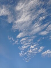 blue sky with clouds