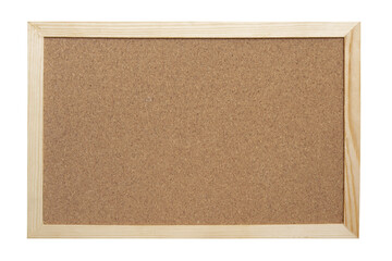 Fototapeta premium The cork-board on white background