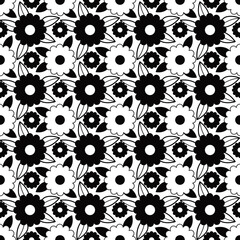 Fototapeta premium Cute little flower seamlass pattern.