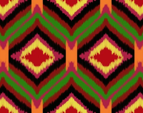 textile art color pattern indigenous clothing ikat abstract background