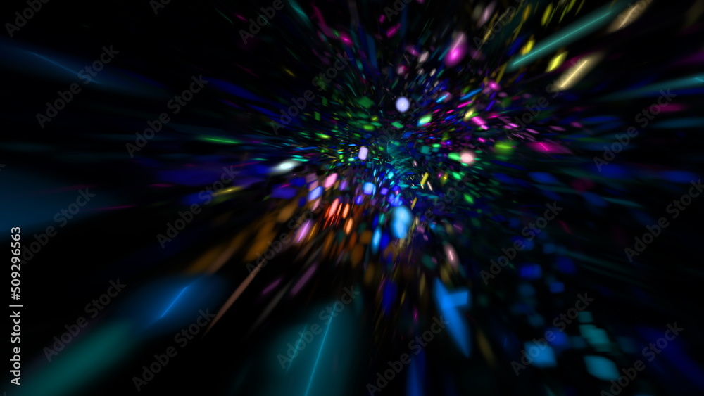 Poster big data transmission cloud computing, digital information database. high-speed mathematical calcula