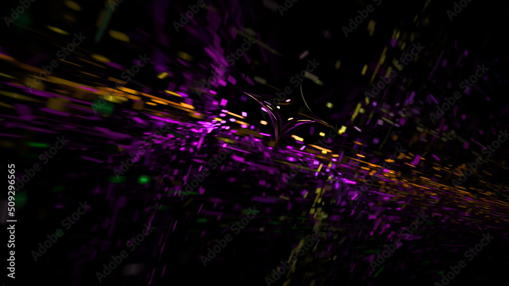Poster big data transmission cloud computing, digital information database. high-speed mathematical calcula