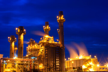 Fototapeta na wymiar Oil refinery plant chemical factory