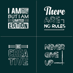 Obraz premium Motivational quotes typography t-shirt design 