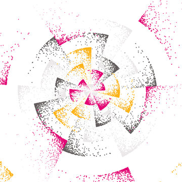 Noise gradient swirl algorithm implementation illustration