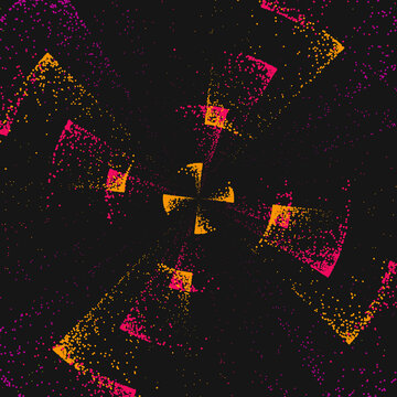 Noise gradient swirl algorithm implementation illustration