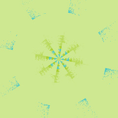 Fototapeta premium Noise gradient swirl algorithm implementation illustration