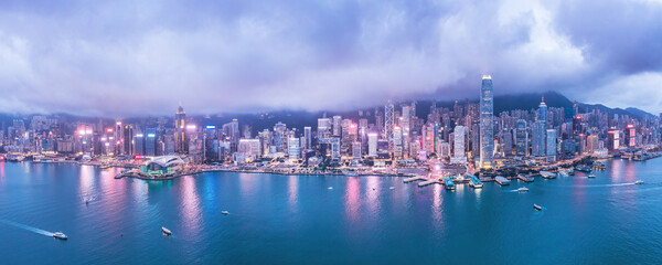 Plakat Amazing night of Victoria Harbour, Hong Kong