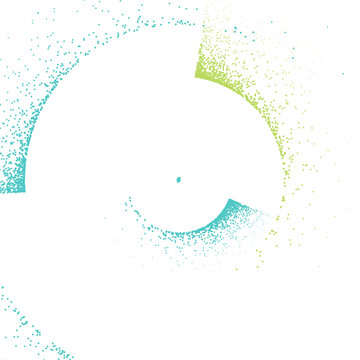 Noise gradient swirl algorithm implementation illustration