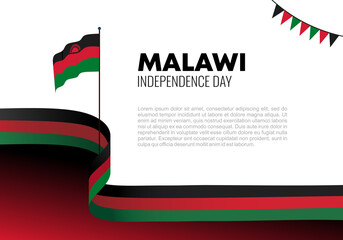Malawi Independence day background national celebration on July 6th.