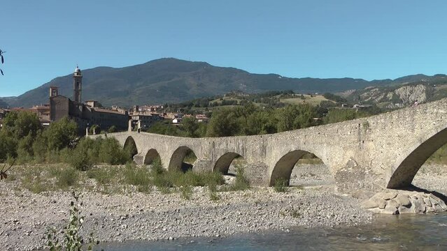 Bobbio, old bridge (Devil's bridge)