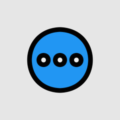 More icon in filled line style about essentials, use for website mobile app presentation