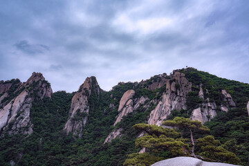 Bukhansan national park (Dobong san peak), Seoul, Korea