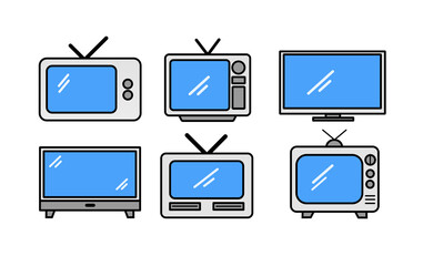 television icon illustration design isolated on white background
