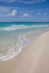 Es Arenals, Migjorn beach, Formentera, Pitiusas Islands, Balearic Community, Spain