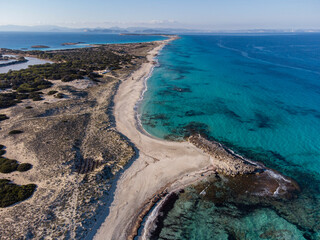Llevant beach, Formentera, Pitiusas Islands, Balearic Community, Spain