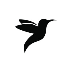 Fototapeta premium Humming Bird Logo can be use for icon, sign, logo and etc