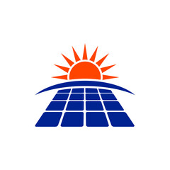 Solar Panel Logo can be use for icon, sign, logo and etc