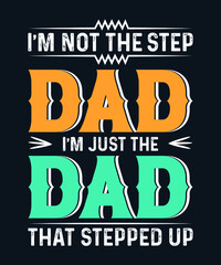 Father's day t-shirt design.