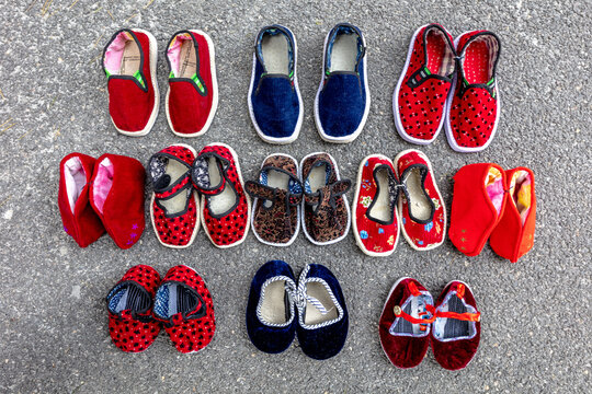 Intangible cultural heritage of traditional handmade shoes and folk crafts