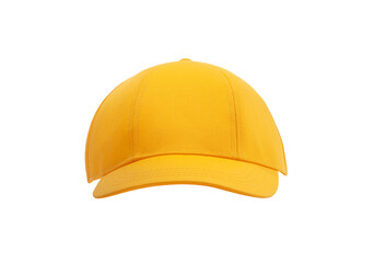 Fototapeta premium single yellow baseball cap or uniform hat