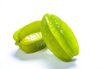 A small amount of star fruit