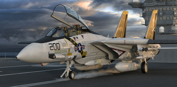 The legendary Grumman F-14 Tomcat - one of the world's most famous fighters