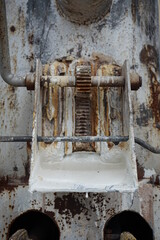 Paint bucket, paint work on road traffic lines