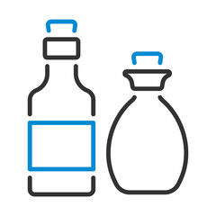 Bottle Of Olive Oil Icon