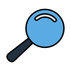 Icon Of Magnifier