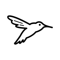 Black line icon for bird Icon