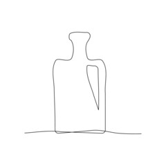 Line Drawing Art Bottle