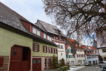 Fototapeta na wymiar Altstadt Rosenfeld im Zollernalbkreis in Baden-Württemberg