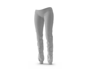Jogger Sweatpants 3D Illustration Mockup Scene