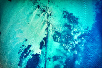 Drone view of the Barwon River and Barwon Heads, Victoria, Australia.