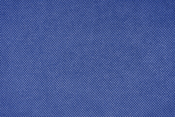 Plakat Texture background of velours blue fabric. Fabric texture of upholstery furniture textile material, design interior, wall decor. Fabric texture close up, backdrop, wallpaper.