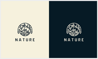 Flower logo, cosmetic, beauty spa salon, boutique logo Luxury, Royal Jewelry, Hotel Logo, Resort and Restaurant Logo template