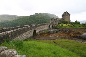 Ancient castle in Scotland UK