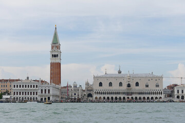 San Marco bell tower and Palazzo Ducale