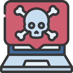 Laptop Death Message Icon