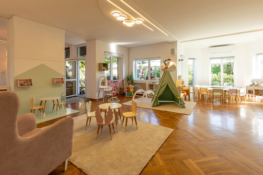 Interior Of A Montessori Kindergarten