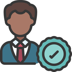 Quality Assurance Person Icon