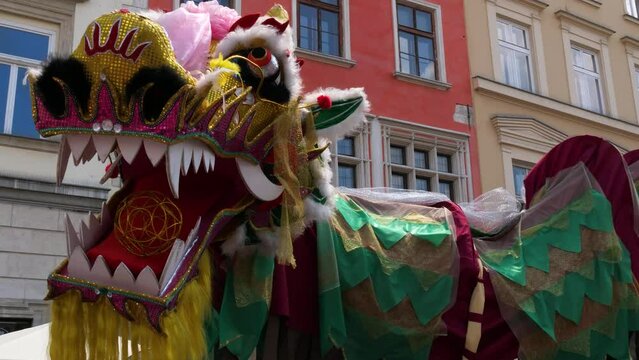 One of the largest open air events in Poland - Great Dragon Parade in Krakow