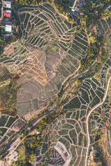 Ban Bon Na Viewpoint at sunrise with fog above Mae Chaem, Doi Inthanon national park, Chiang Mai, Thailand