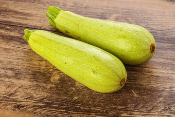 Two Young zucchini for cooking