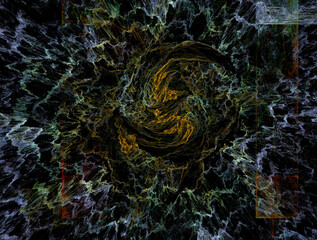Imaginatory fractal abstract background Image