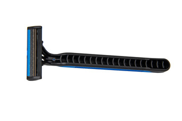 Razor for man care isolated on the white background