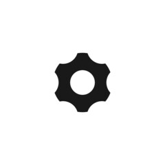 Gear, cog, wheel vector icon